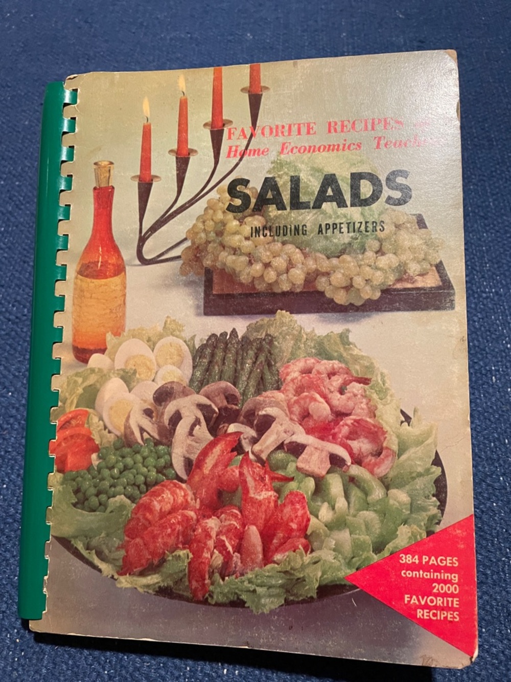 Salads Including Appetizers Cookbook - Green Cover